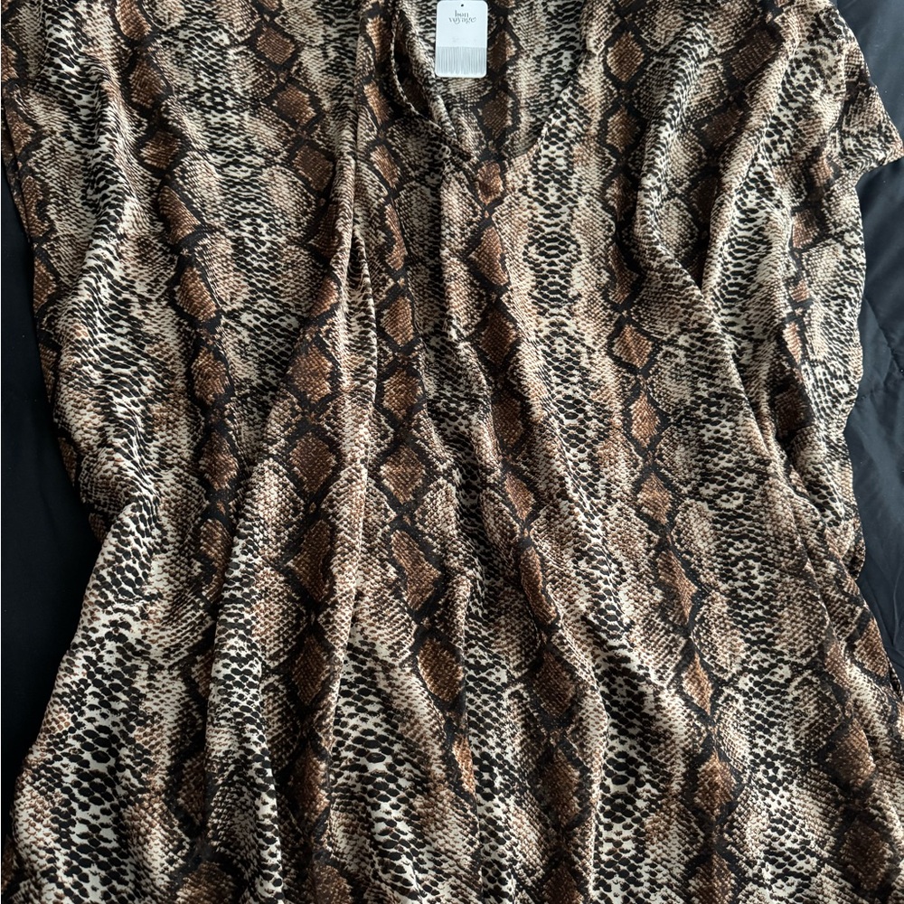 Snake Print Women's bathing suit cover up
